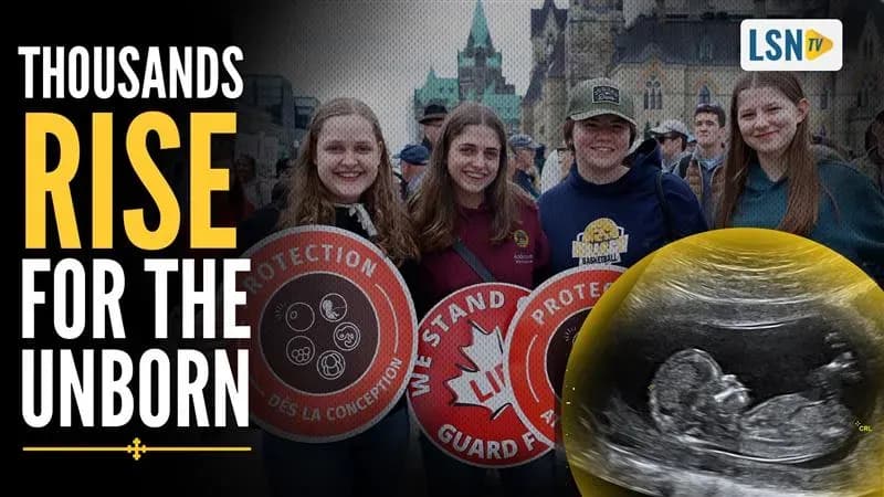 WATCH: Thousands rise for the unborn at 2025 Canadian March for Life