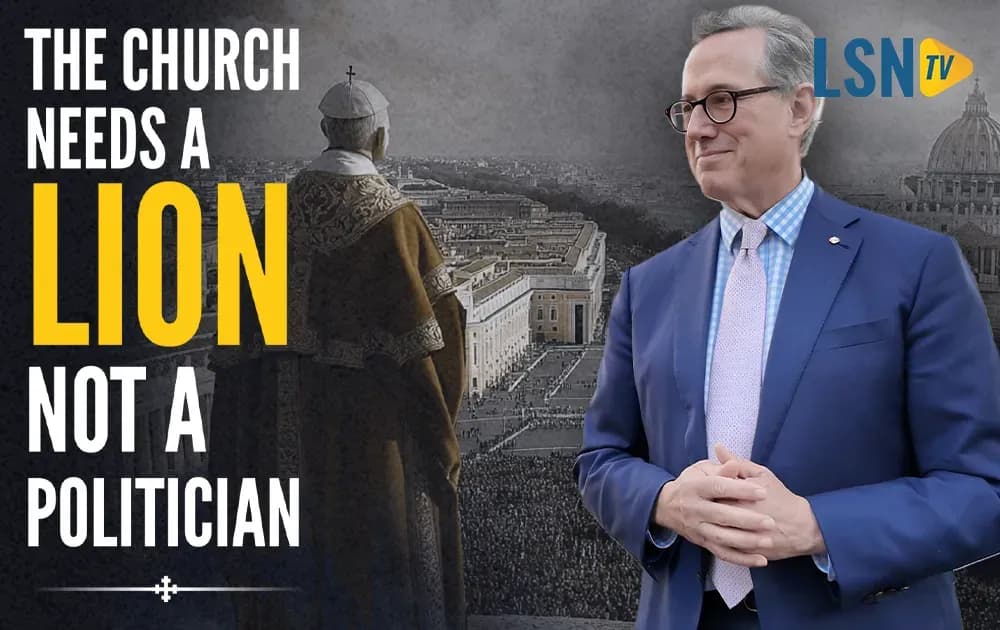 WATCH: Rick Santorum tells LifeSite the next pope ought to be 'a light in a dark world'