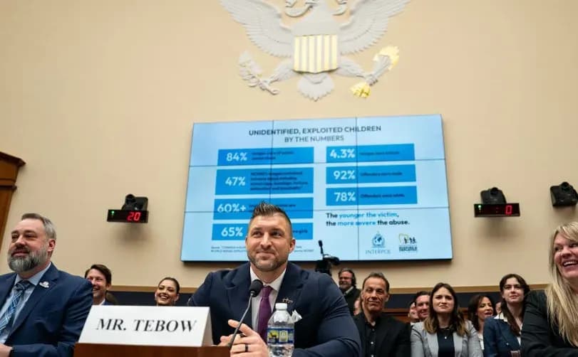 Tim Tebow exposes horrifying facts about the dark world of child sex predators in the US
