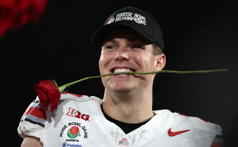 Ohio State quarterback attributes win to 'Lord and Savior Jesus Christ'