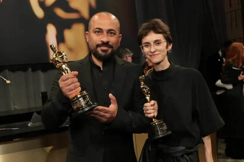 Religious Zionist settlers savagely assault Palestinian Oscar winner for exposing their crimes