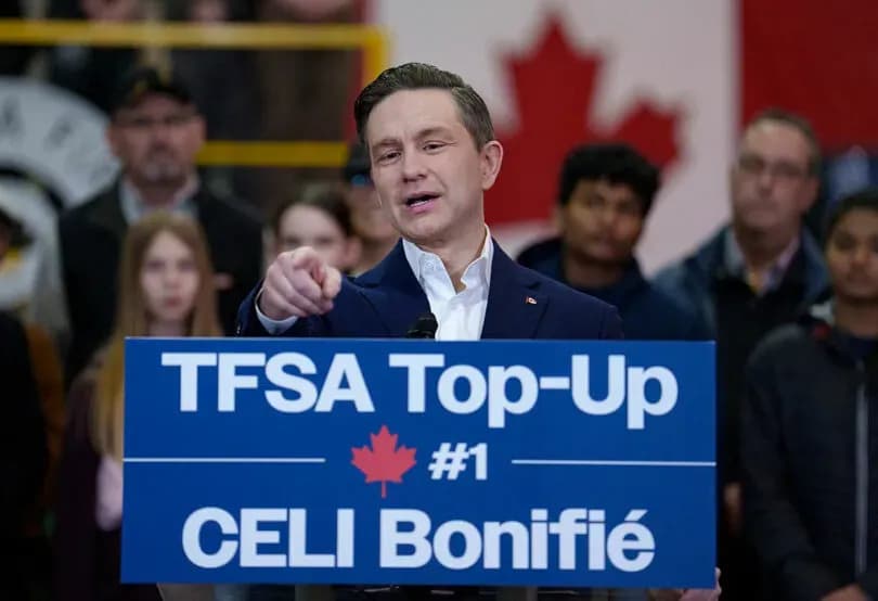 Poilievre sounds alarm over federal report predicting dystopian collapse of Canada