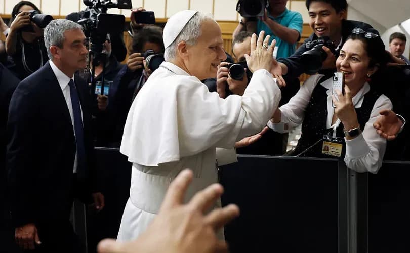 Pope Leo XIV exhorts lay Catholics to become ‘fishers of families’