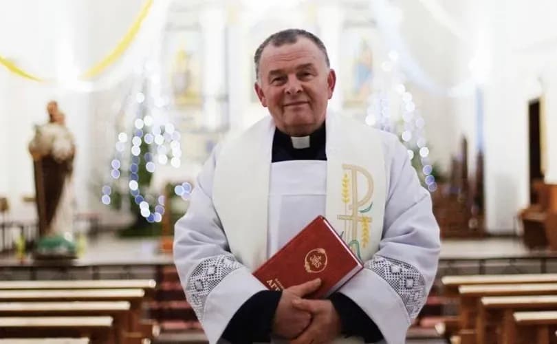 Catholic priest sentenced to 11 years in Belarus prison camp for 'high treason'