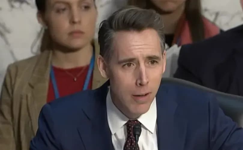 Sen. Josh Hawley slams Biden DOJ 'weaponization' against pro-lifers, traditional Catholics