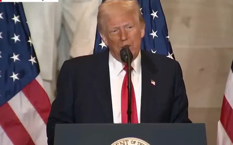 Trump speaks at National Prayer Breakfast: 'Let's bring God back into our lives'
