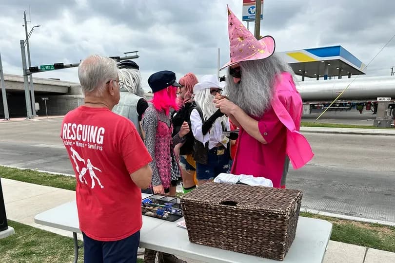 Pro-abortion demonstrators amplify pro-life voices at Texas protest against chemical abortion