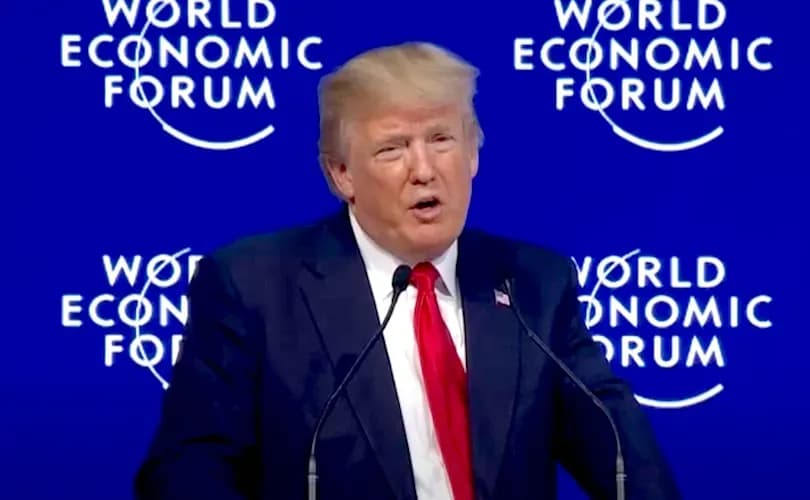 Trump to virtually address globalist WEF meeting in Davos days after being sworn in