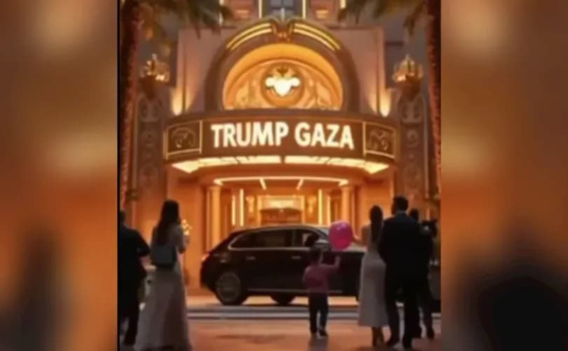 Trump posts bizarre AI video of 'Trump Gaza' featuring Elon Musk, Netanyahu lying on beach