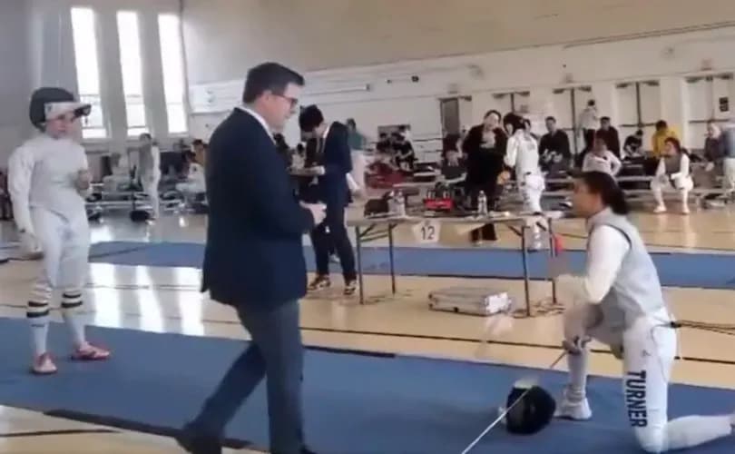 Female fencer forced to leave tournament after refusing to fight 'transgender' male opponent