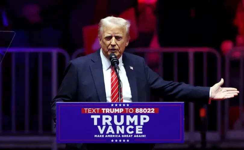 Trump vows to stop ‘transgender lunacy,’ end war in Ukraine and 'prevent World War III'