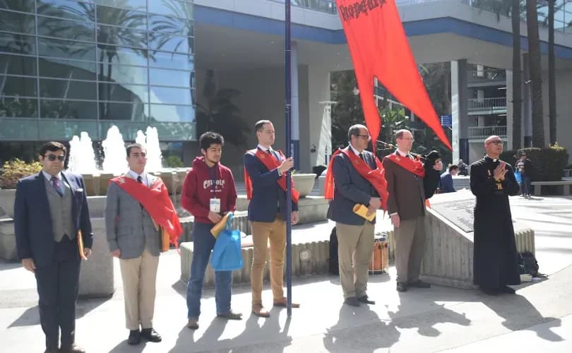 Conservatives protest pro-LGBT, pro-abortion speakers at Catholic education conference