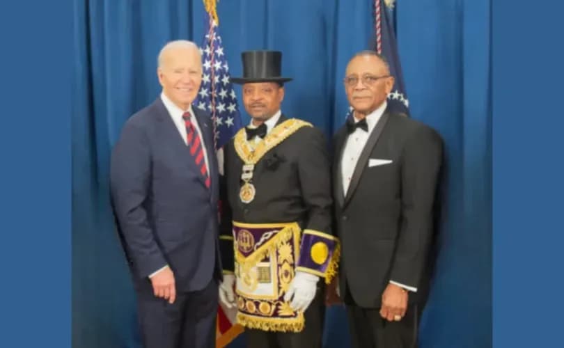 Joe Biden ‘conferred’ membership of the Freemasons in South Carolina