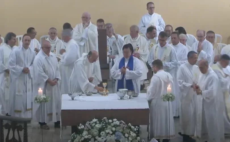 Female Anglican vicar 'concelebrates' Mass with new Brazilian archbishop