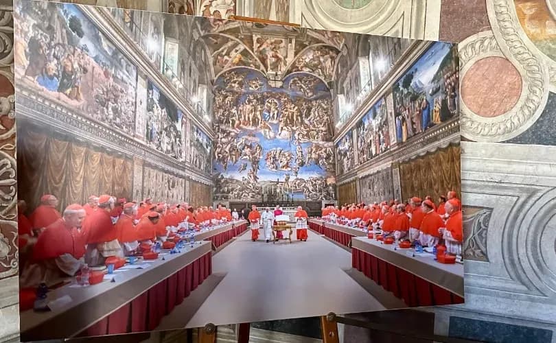 133 cardinals will elect the new pope as 3 drop out
