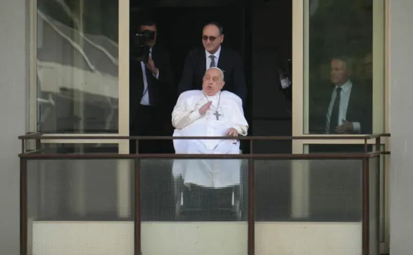 Pope Francis appears frail as he returns to Vatican after 38-day hospital stay