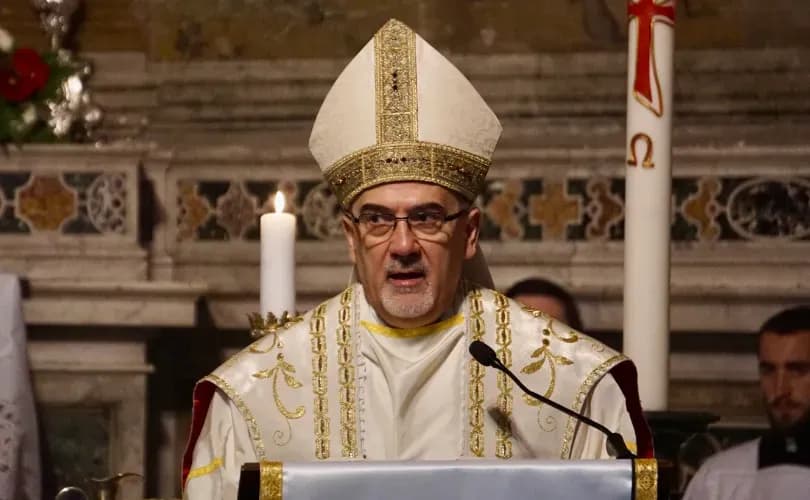 Cardinal Pizzaballa leads Palm Sunday procession in Jerusalem, tells faithful to 'remain' in Christ