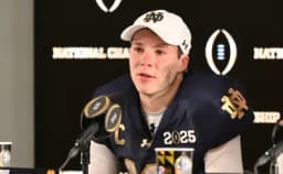 Thumbnail for Notre Dame, Ohio State players praise Jesus Christ after epic national title game