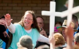 Thumbnail for Kim Davis asks Supreme Court to uphold her right to refuse homosexual 'marriage' licenses