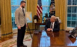 Thumbnail for LOOK: Catholic NFL kicker Harrison Butker meets with Trump in Oval Office