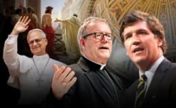 Thumbnail for Tucker tells Bishop Barron: ‘One reason I believe Christianity is true is because people hate it’
