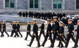 Thumbnail for US Naval Academy purges 400 DEI books from library to comply with Trump executive order