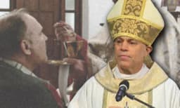 Thumbnail for Archbishop Cordileone promotes kneeling for Holy Communion on social media