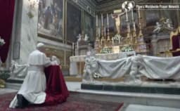 Thumbnail for WATCH: Pope Leo's first monthly prayer video is very different to Francis'