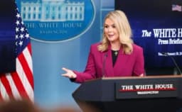 Thumbnail for WATCH: White House Press Secretary prays before addressing media