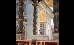 Thumbnail for Man arrested for desecrating high altar at St. Peter's Basilica in the Vatican