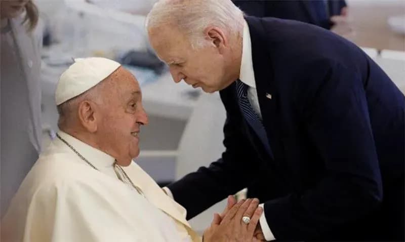 Biden awards Pope Francis the Medal of Freedom, calling him 'the People's Pope'