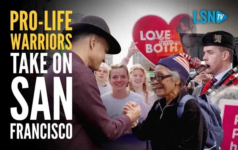 Pro-life warriors march for the unborn at the Walk for Life 2025 in San Francisco
